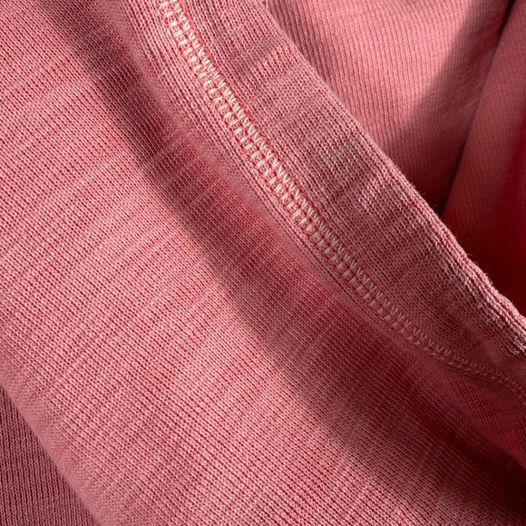 Tommy Bahama Pink‎ Zip Up Hoodie Sweatshirt. Womens size Large. Side pockets - Picture 7 of 8